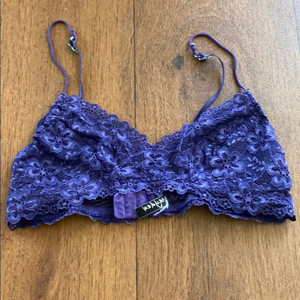 Dark purple bralette